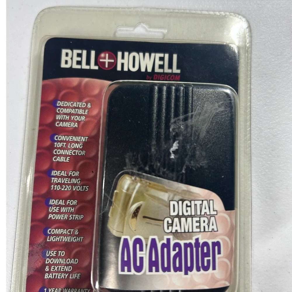 Bell Howell DigiCom AC‎ Power Adapter for Nikon Coolpix Digital Cameras 8.4V